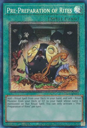Image of Pre-Preparation of Rites [RA01-EN055] Prismatic Collector's Rare