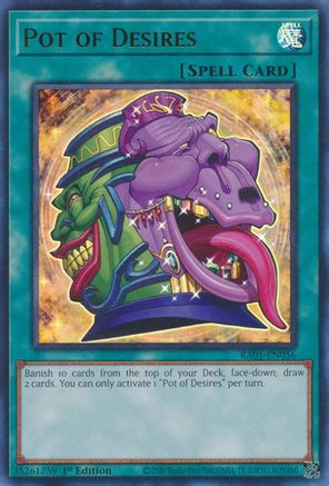 Image of Pot of Desires [RA01-EN056] Ultra Rare