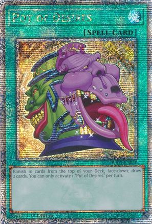 Image of Pot of Desires [RA01-EN056] Quarter Century Secret Rare