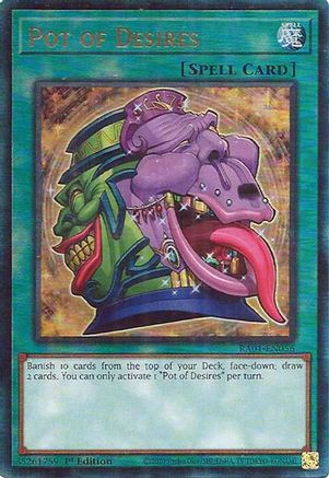 Image of Pot of Desires [RA01-EN056] Prismatic Ultimate Rare