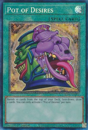 Image of Pot of Desires [RA01-EN056] Prismatic Collector's Rare