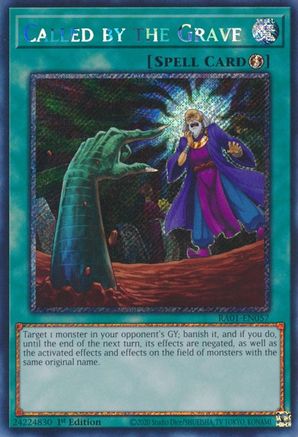 Image of Called by the Grave [RA01-EN057] Platinum Secret Rare