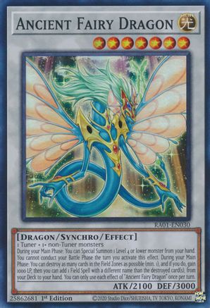 Image of Ancient Fairy Dragon [RA01-EN030] Super Rare