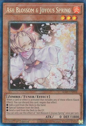 Image of Ash Blossom & Joyous Spring [RA01-EN008] Prismatic Collector's Rare