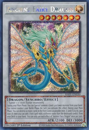 Image of Ancient Fairy Dragon [RA01-EN030] Platinum Secret Rare