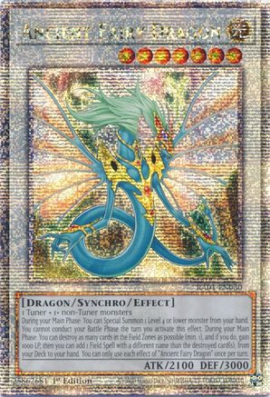Image of Ancient Fairy Dragon [RA01-EN030] Quarter Century Secret Rare