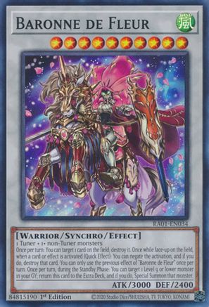 Image of Baronne de Fleur [RA01-EN034] Super Rare