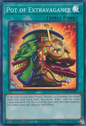 Image of Pot of Extravagance [RA01-EN059] Super Rare