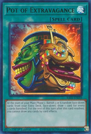 Image of Pot of Extravagance [RA01-EN059] Ultra Rare