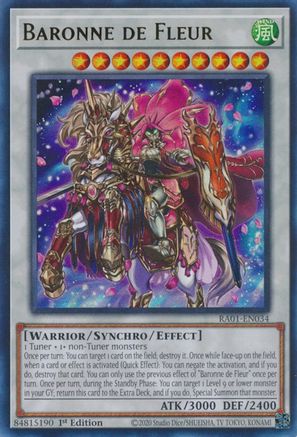 Image of Baronne de Fleur [RA01-EN034] Ultra Rare