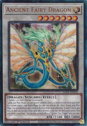 Image of Ancient Fairy Dragon [RA01-EN030] Prismatic Ultimate Rare