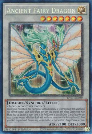Image of Ancient Fairy Dragon [RA01-EN030] Prismatic Collector's Rare