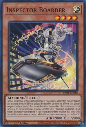 Image of Inspector Boarder [RA01-EN010] Super Rare