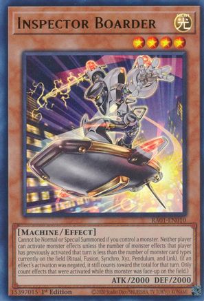 Image of Inspector Boarder [RA01-EN010] Ultra Rare