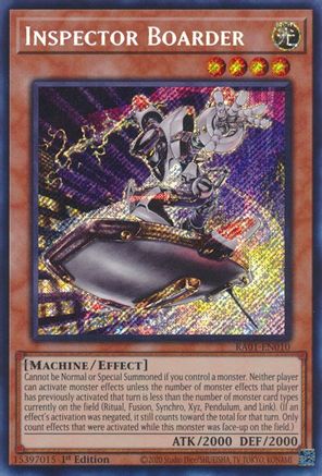 Image of Inspector Boarder [RA01-EN010] Secret Rare