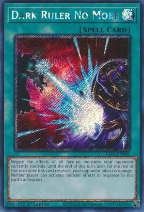Image of Dark Ruler No More [RA01-EN060] Platinum Secret Rare