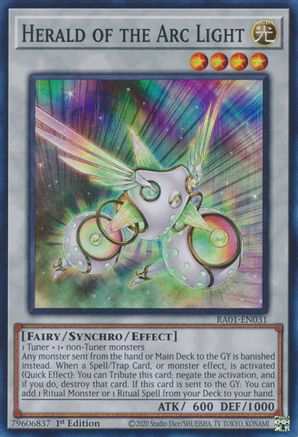 Image of Herald of the Arc Light [RA01-EN031] Super Rare