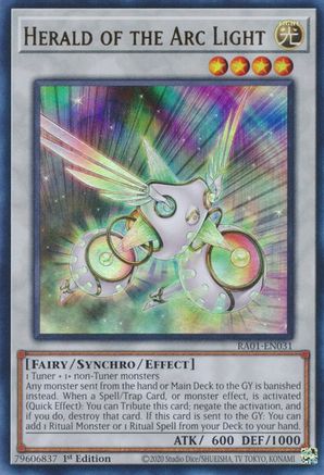 Image of Herald of the Arc Light [RA01-EN031] Ultra Rare