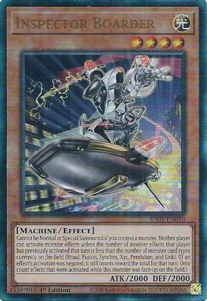 Image of Inspector Boarder [RA01-EN010] Prismatic Ultimate Rare