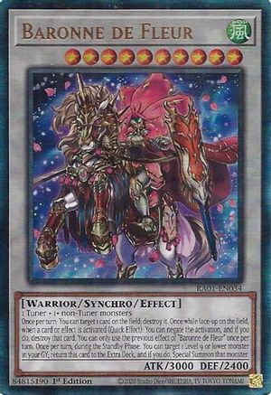 Image of Baronne de Fleur [RA01-EN034] Prismatic Ultimate Rare