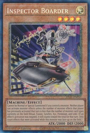 Image of Inspector Boarder [RA01-EN010] Prismatic Collector's Rare