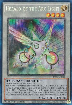 Image of Herald of the Arc Light [RA01-EN031] Prismatic Collector's Rare