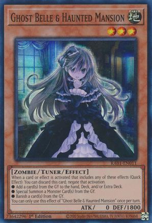 Image of Ghost Belle & Haunted Mansion [RA01-EN011] Super Rare