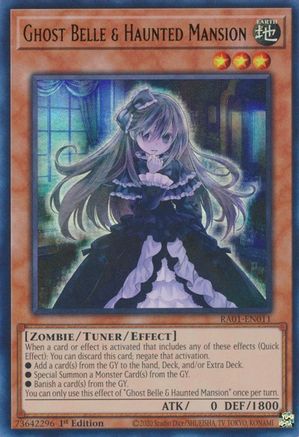 Image of Ghost Belle & Haunted Mansion [RA01-EN011] Ultra Rare