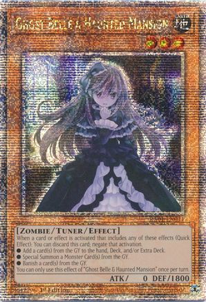 Image of Ghost Belle & Haunted Mansion [RA01-EN011] Quarter Century Secret Rare