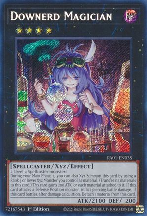 Image of Downerd Magician [RA01-EN035] Secret Rare