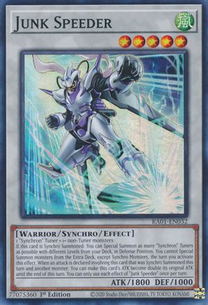 Image of Junk Speeder [RA01-EN032] Super Rare