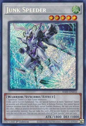 Image of Junk Speeder [RA01-EN032] Secret Rare
