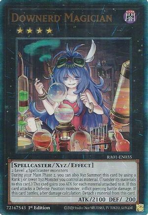 Image of Downerd Magician [RA01-EN035] Prismatic Ultimate Rare