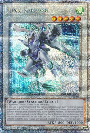 Image of Junk Speeder [RA01-EN032] Quarter Century Secret Rare