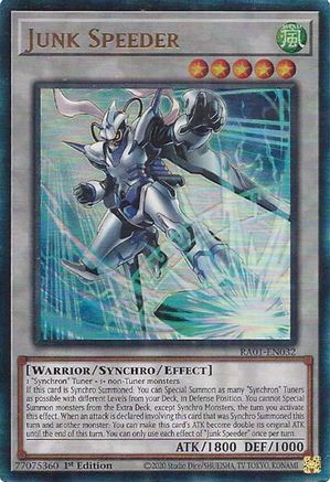 Image of Junk Speeder [RA01-EN032] Prismatic Ultimate Rare