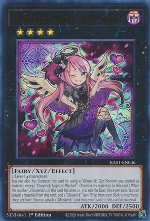Image of Ghostrick Angel of Mischief [RA01-EN036] Ultra Rare