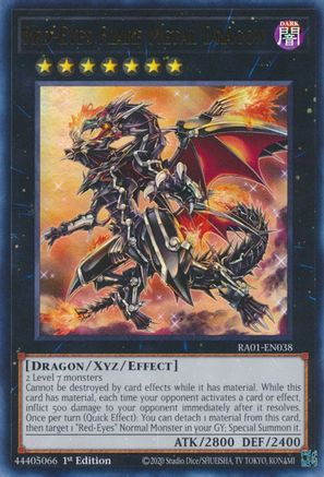 Image of Red-Eyes Flare Metal Dragon [RA01-EN038] Ultra Rare
