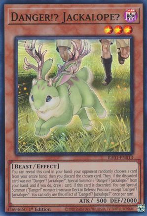 Image of Danger!? Jackalope? [RA01-EN013] Super Rare