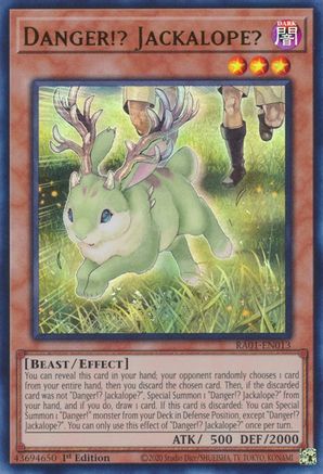 Image of Danger!? Jackalope? [RA01-EN013] Ultra Rare