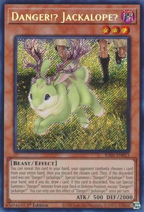 Image of Danger!? Jackalope? [RA01-EN013] Secret Rare
