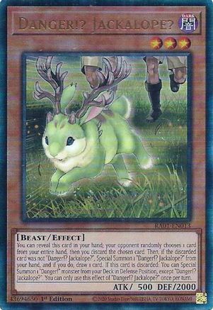 Image of Danger!? Jackalope? [RA01-EN013] Prismatic Ultimate Rare