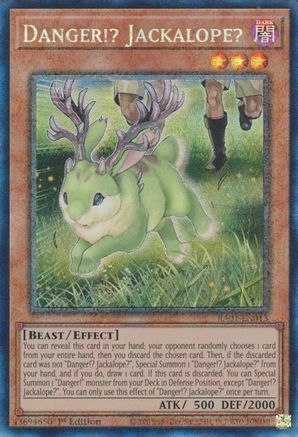 Image of Danger!? Jackalope? [RA01-EN013] Prismatic Collector's Rare