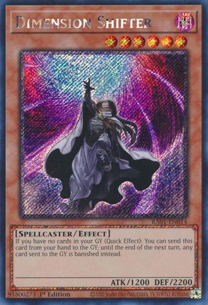 Image of Dimension Shifter [RA01-EN014] Platinum Secret Rare