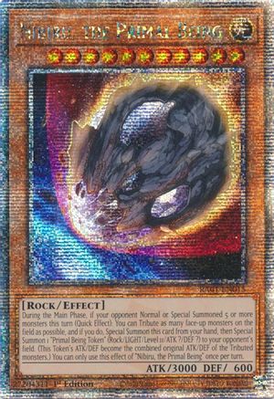 Image of Nibiru, the Primal Being [RA01-EN015] Quarter Century Secret Rare