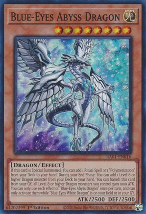 Image of Blue-Eyes Abyss Dragon [RA01-EN016] Super Rare