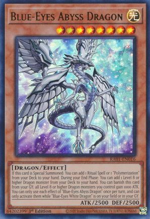 Image of Blue-Eyes Abyss Dragon [RA01-EN016] Ultra Rare