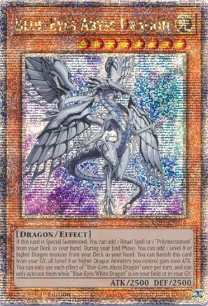 Image of Blue-Eyes Abyss Dragon [RA01-EN016] Quarter Century Secret Rare