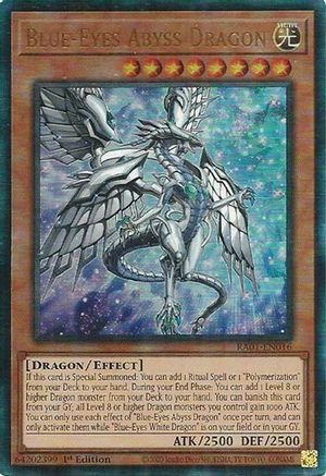 Image of Blue-Eyes Abyss Dragon [RA01-EN016] Prismatic Ultimate Rare