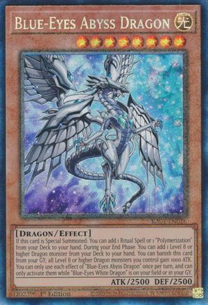 Image of Blue-Eyes Abyss Dragon [RA01-EN016] Prismatic Collector's Rare
