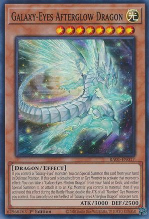 Image of Galaxy-Eyes Afterglow Dragon [RA01-EN017] Super Rare